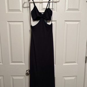 NWT Black Cutout Maxi Dress